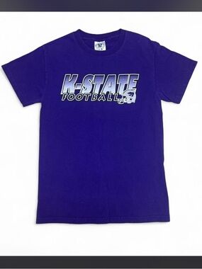 K-State Football T-Shirt - Purple